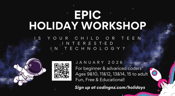 Free Coding Holiday Workshop Small